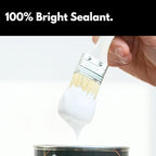 HSS Liquid Rubber KIT – MS Polymer Sealant for Roof, Cracks, Walls & Any Repairs, Solvent-Free, Flexible Liquid Membrane - incl. Reinforcement & Brush - Black - 25.7oz