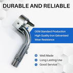 OEM 91638 Main Burner Tube for Atwood/Dometic RV Water Heaters 6 & 10 Gallon Tank, Adjustable Replacement Part with Replaceable Flame Deflector Disk