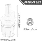2Pcs RP25513 Faucet Stem, Faucet Repair Kit with RP24096 Cartridge RP4993 Seat and Spring RP24097 Turn Stop1/4, Replace for Fixing Leakage