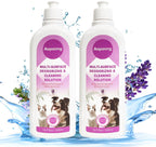 Multi-Surface Floor Cleaning Solution Lavender Scent, Household Floor Cleaner Care for All Robot Vacuums with Mopping and Cordless Wet/Dry Vacuums (16.9Fl Oz/500ML) 2bottle