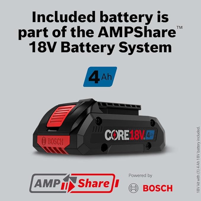 BOSCH GLL330-80CGL 18V 360º Connected Green-Beam Three-Plane Leveling and Alignment Laser with 4 Ah Battery - Versatile, High-Visibility Laser with Bluetooth Connectivity and Smart Pendulum System