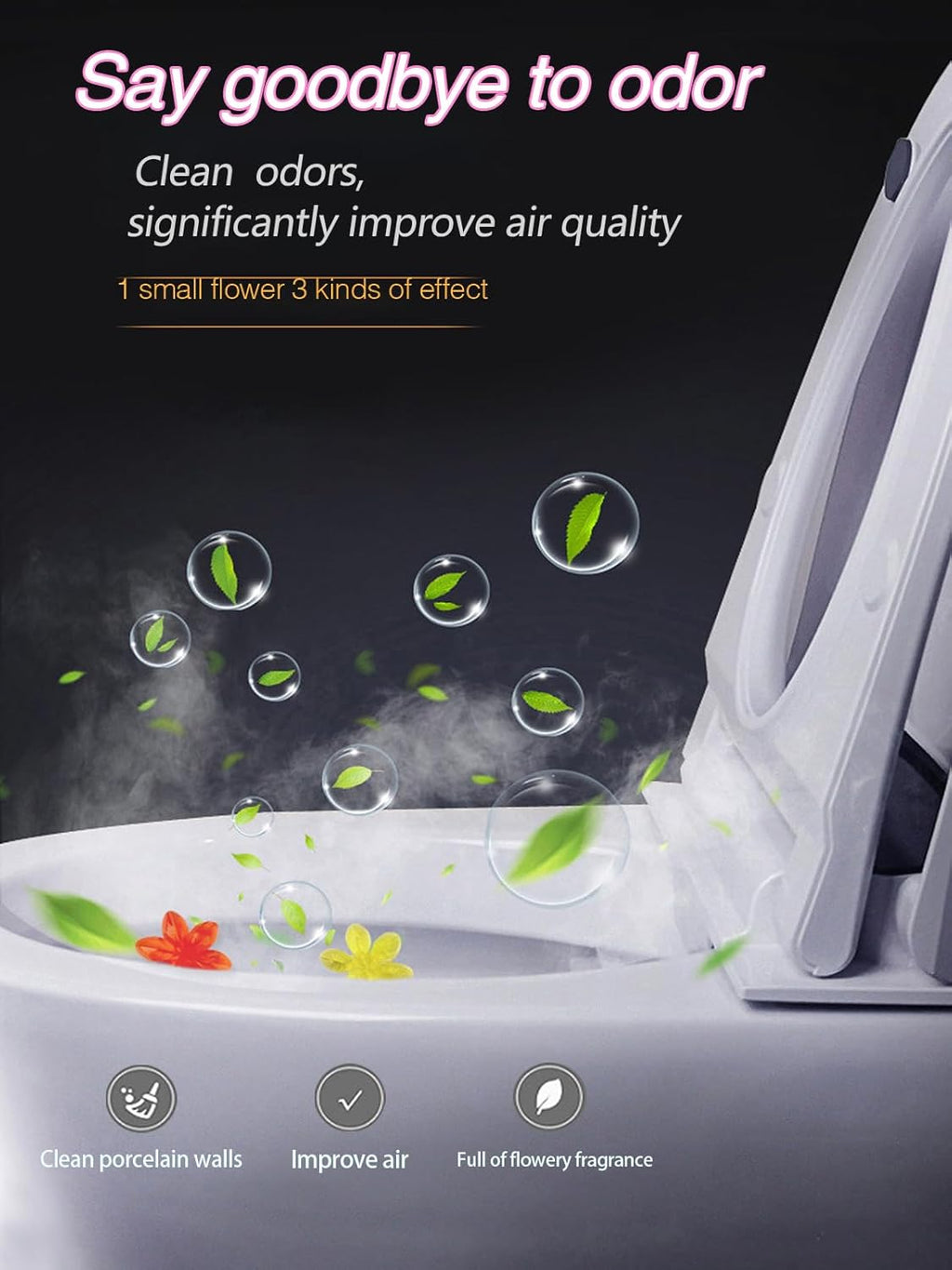 Toilet Gel, 108 Count 9Kinds Of Scent Toilet Cleaner Bowl Gel Stamp Kit Air Freshener