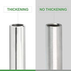 TAISHER 1PCS 304 Stainless Steel Pipe Fittings, 1" NPT Male Threaded, 10" Length Weld Nipple Cast Pipe