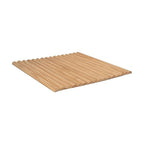 Outwater 1' Wide x 8' High x 3/8" Thick Unfinished Solid Paintable Pine Flexible Tambour Sheet with 3/4" Half-Round Slats – Flexible, Easy-to-Install Panel for Walls, Ceilings, and More