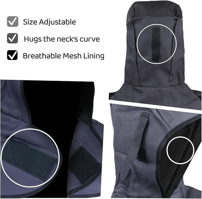 Welding Hood, Light Weight Heat & Abrasion Resistant Head Protector with Neck-Shoulder Drape, Essential Welding Helmet Cape for Men & Women