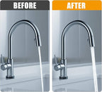 Litoexpe 51/64 Inch Faucet Aerator 4 PCS, Kitchen Sink Aerator Replacement Parts, Sink Faucet Male Thread Faucet Filter with Brass Shell and Gasket for Bathroom