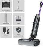 Twotoo Wet Dry Vacuum Cleaner, 45 Mins Runtime Cleaning Area 2,583 ft², Cordless Vacuum Cleaner, Cordless Vacuum and Mop All in One, Self-Cleaning,for Hard Floors Sticky Messes and Pet Hair,W15