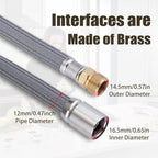 Faucet Hose for American Standard M922367-007220a, Kitchen Faucet Replacement Hose, American Standard Kitchen Faucet Parts, Pull Down Faucet Hose Replacement - 59inch