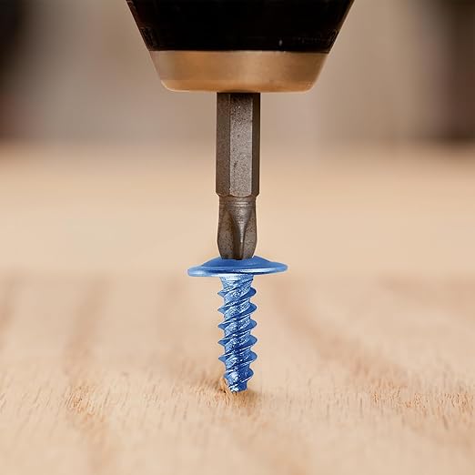 (300 pcs) 10×5/8" Phillips Truss Head Wood Screws Galvanized Iron Quick Metal Self Tapping