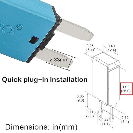 Automatic Reset ATM Mini Circuit Breaker Car Protector Blade Fuses Assortment Kit 10pcs DC 14V E71 T1 15 Amp