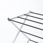 Displays By Jack Portable Collapsible Clothing Dryer Rack, Foldable Drying Rack for Clothes, Lingerie, Towels, Linens, Laundry Home Apartment Must Haves, Metal Chrome Finish