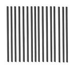 50 Pack Deck Balusters 26"x 1" Staircase Baluster, Diameter Black Metal Deck Spindle and Stairs Railing,Hollow Round Black Deck Balusters for Deck Railing Porch