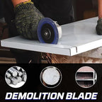 YIJING 4-1/2 Inch Metal Diamond Cutting Blade,Diamond Blade for Metal,Steel,Sheet Metal,Angle Iron,Stainless Steel