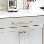 10 Pack 8.8"(224mm) Champagne Bronze Cabinet Pulls Kitchen Cabinet Drawer Handles Champagne Hardware for Cabinets Cupboard