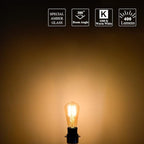 MASTERY MART Dimmable Vintage E26 LED Light Bulb, 2200K Warm White, 5.5W 60W Equivalent, Glass ST19 Antique Edison Style, 400 LM, Decorative Filament Bulb, UL and Energy Star, 6 Pack