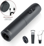 AIKARO - Electric Wine Bottle Opener Automatic Corkscrew, Rechargeable (Set A)
