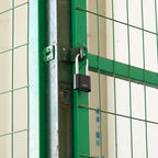 Long Shackle Combination Lock, Heavy Duty Outdoor Padlock Weatherproof, Resettable Combination Padlock of Metal for Gate, Shed, Storage Locker, Cable (Black, 7 Pack)