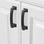 COTYKILEY 10 Pack 3 Inch(76mm) Matte Black Cabinet Handles Black Kitchen Cabinet Pulls Cabinet Door Handles Kitchen Cabinet Hardware