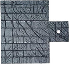 Mytee Products 28' x 27' Flatbed Trailer Lumber Tarp with 10 FT Drop - Heavy Duty Black 18 Oz Vinyl Waterproof Tarp for Truck/Trailers to Protect Cargo from Wind, Rain, Snow and Sun