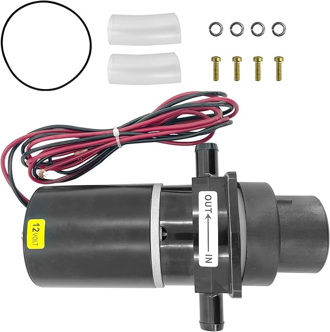 37041-0010 Toilet Pump Assembly Kit, Marine and RV Electric Toilet Macerator Sub Assembly Kit Compatible with Jabsco 37010-, 12V