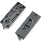 Tilt Window Latch Sliding Vinyl Window Tilt Latch Plastic Construction Snap-in Latch Pair Spring Loaded Sliding Window Tilt Latches for Home Window Fittings, Black