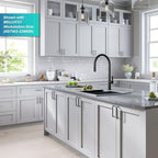 KRAUS Oletto High-Arc Single Handle Pull-Down Kitchen Faucet in Matte Black, KPF-2821MB