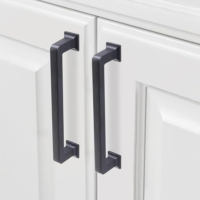 COTYKILEY 10 Pack 7 Inch(177mm) Oil Rubbed Bronze Cabinet Handles Kitchen Cabinet Pulls Cabinet Door Handles Kitchen Cabinet Hardware Cupboard Drawer Pulls Dresser Handles