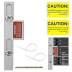 Generator Interlock Kit,Electrical Interlocking Panel Compatible with Square D Homeline Meter Main 150 or 200 Amp Breaker, Generator Electrical Interlock Kit.