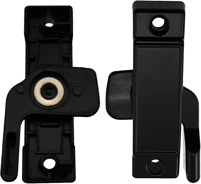 DZS ELEC 2PCS Replacement Broken Sash Locks Folding Door Accessories Lift and Suspend Window Locks Mounting Hole Pitch 2.44 in. for Vertical Horizontal Sliding Windows