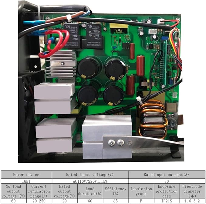 Shikha 250Amp ARC Welding Machine Dual 110 220 volts,Portable DC Inverter Welder 20-250Amp IGBT Digital Display LCD with Welder Inverter Welding Machine Kits