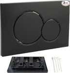 Dual Flush Actuator Plate, Compatible with Geberit 115.770.46.5. Replacement Parts for Concealed Cistern Toilet Repair (Black)