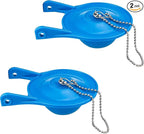 Gerber Toilet Flapper, Upgraded 3 Inch Flapper Replacement for Gerber 99-788 with Stainless Chain & Long Lasting Rubber Water Saving, 2-Pack