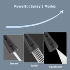 iFealClear Unversal Metal Kitchen Faucet Head Replacement, 3 Modes Pull Down Kitchen Sink Sprayer Head, Compatible with Moen, Delta, American Standard Faucets, 15 Adapters, Oli Rubberd Bronze