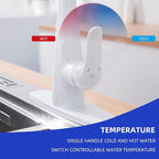 Kitchen Faucet with Soap Dispenser and Pull Down Sprayer - Stainless Steel Single Handle Kitchen Sink Faucet, 1 or 3 Hole Design for Modern Farmhouse Kitchens, Rv, and Bar Sinks(White)