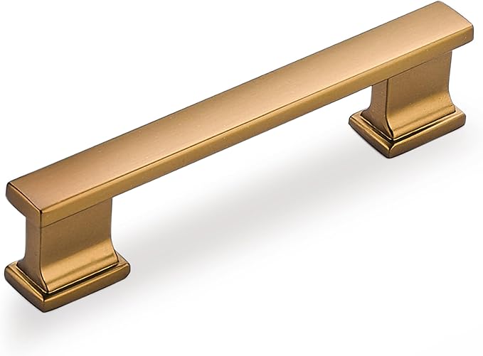 10 Pack 4-3/4 Inch Length|3-3/4 Inch(96mm) Hole Center Champagne Bronze Kitchen Cabinet Handles, Cabinet Pulls Kitchen Cabinet Hardware, Cupboard Pulls, Drawer Handles