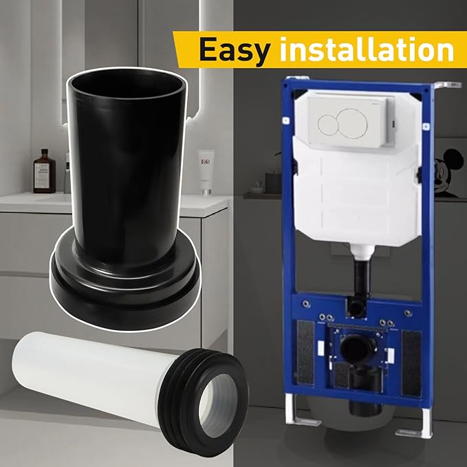 Wall Hung Toilet Pipe Connector, Durable Toilet Parts with Easy Replacement, Compatible with Geberit 152.404.46.1, Bidet & Bidet Parts