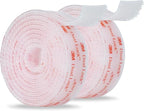 3M Dual Lock SJ3560 1"×4ft Clear 2 Pack Reclosable Fastener Mounting Tape Interlocking Mushroom Shaped Strong Adhesive Hook Lock Sticky Tape for Indoor and Outdoor(DC25122)