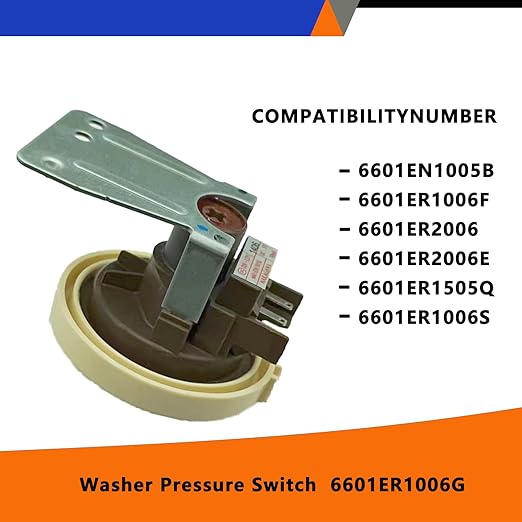 6601ER1006G Washer Water Level Switch for LG Washer Water Level Pressure Switch 6601ER1006E 6601ER1006S