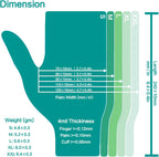 Clear Vinyl Food Safe Disposable Gloves Latex Free Powder Free for Food Prep Handling Cooking Cleaning