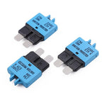 Automotive Fuse Circuit Breaker Low Profile Manual Reset 15A 12V E39- UL Certified ATO ATC Resettable Blade Breakers Fuses 15 Amp 12 V-32V DC for Car Boat RV Truck Solar - 3 Pack