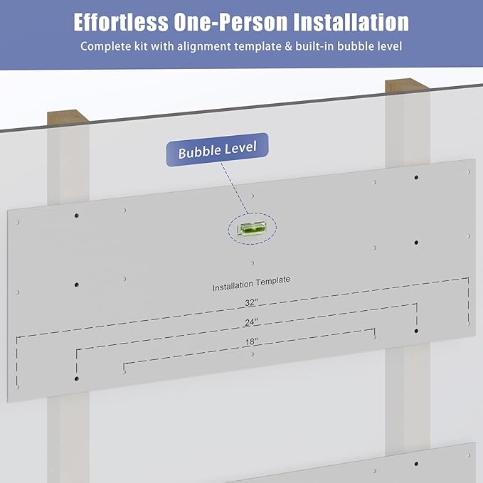 2-Pack 1x4ft Heavy Duty Garage Shelving, 1' x 4' Garage Wall Shelving Wall Mounted (2pack-1x4ft)