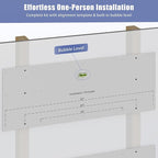 2-Pack 1x4ft Heavy Duty Garage Shelving, 1' x 4' Garage Wall Shelving Wall Mounted (2pack-1x4ft)