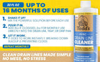 Uncle Todd's HVAC Drain Line Cleaner – 16 Months Supply Bleach-Free, Fast-Acting, Long-Lasting AC Drain Line Solution for Tough Clogs & Buildup