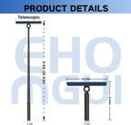 Squeegee for Window Cleaning, Shower Squeegee with Extension Pole, Telescopic Squeegee, Extendable Window Cleaner Tool for Car Windows, Tile Walls, Sliding Door, Shower Glass Door