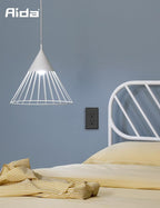 AIDA Outlet Duplex Receptacle with Wall Plate, Electrical Outlet Electrical Wall Outlet, 15 Amp Outlet 125V, Self-Grounding, 2-Pole, 3-Wire, 5-15R, UL Listed, 10 Pack, Black, Tamper Resistant