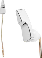 Qualihome Mansfield Toilet Handle Replacement, Front Mount Toilet Tank Lever Flush Handle (Chrome)