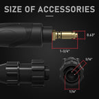 YESWELDER 15ft 250A MIG Welding Gun Torch Replacement for Tweco #2 fits Lincoln 200/250L K533