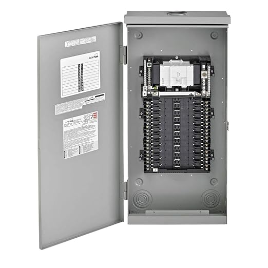 Leviton 20 Space Outdoor Load Center with 125A Main Circuit Breaker, LR212-BDD