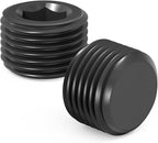 GASHER 50Pcs 3/8" NPT Carbon Steel Pipe Plug Fitting Internal Hex Thread Socket Pipe Plug