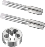 16mm x 1.5 HSS Metric Tap and Die Set Right Hand Thread,Tapping DIY Tool 3pcs (M16 x 1.5mm)